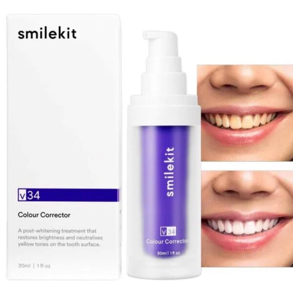 30ml V34 Purple Whitening Toothpaste Remove Stains Reduce Yellowing Care For Teeth Gums Fresh Breath Brightening Teeth - Image 3