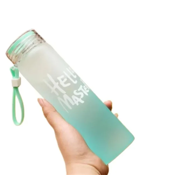 Hello Master Glass Water Bottle for School College Office 480 ml - Image 2