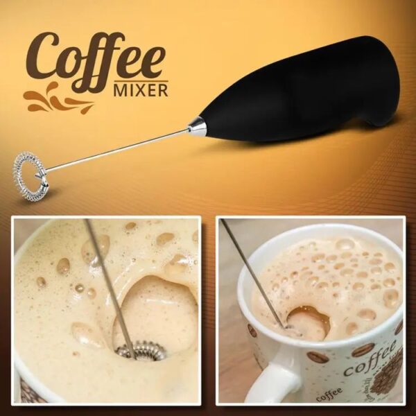 Coffee, Milk, Egg Beater Electric Whisk Mixer, Battery Cell Operated