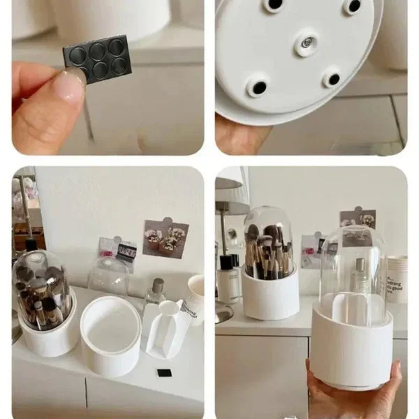 360 Degree Rotating Makeup Brush Holder - Image 3