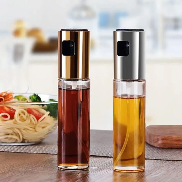 Kitchen Push Type Spray Olive Oil Sprayer Bottle Pump Oil Pot Leak-proof Grill BBQ Sprayer Oil Dispenser BBQ Gravy Boats Tools - Image 5