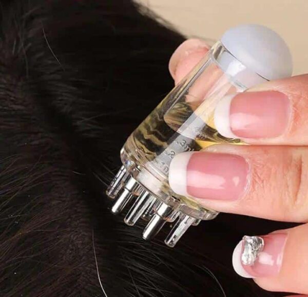 Hair massag oil scalp applicator