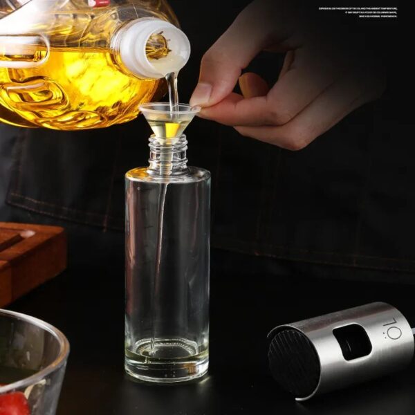 Kitchen Push Type Spray Olive Oil Sprayer Bottle Pump Oil Pot Leak-proof Grill BBQ Sprayer Oil Dispenser BBQ Gravy Boats Tools - Image 4