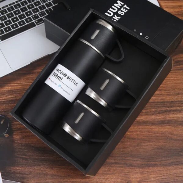 Vacuum Flask Set 500ml 12 Hour Lasting Hot & Cool 304 Steel Body - Image 6